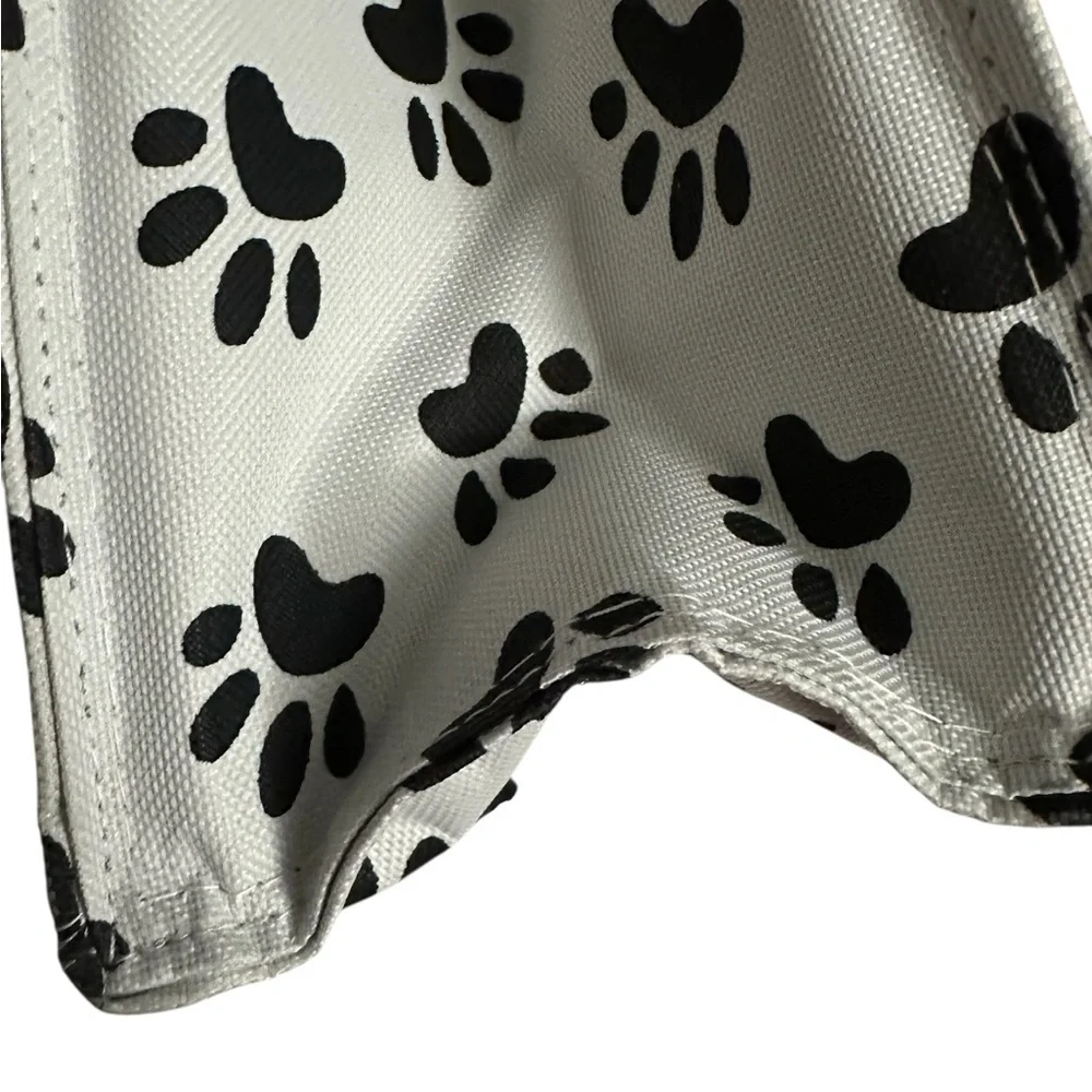 Wahl Tote For Groomers Bring Everything!! Black & White paw prints